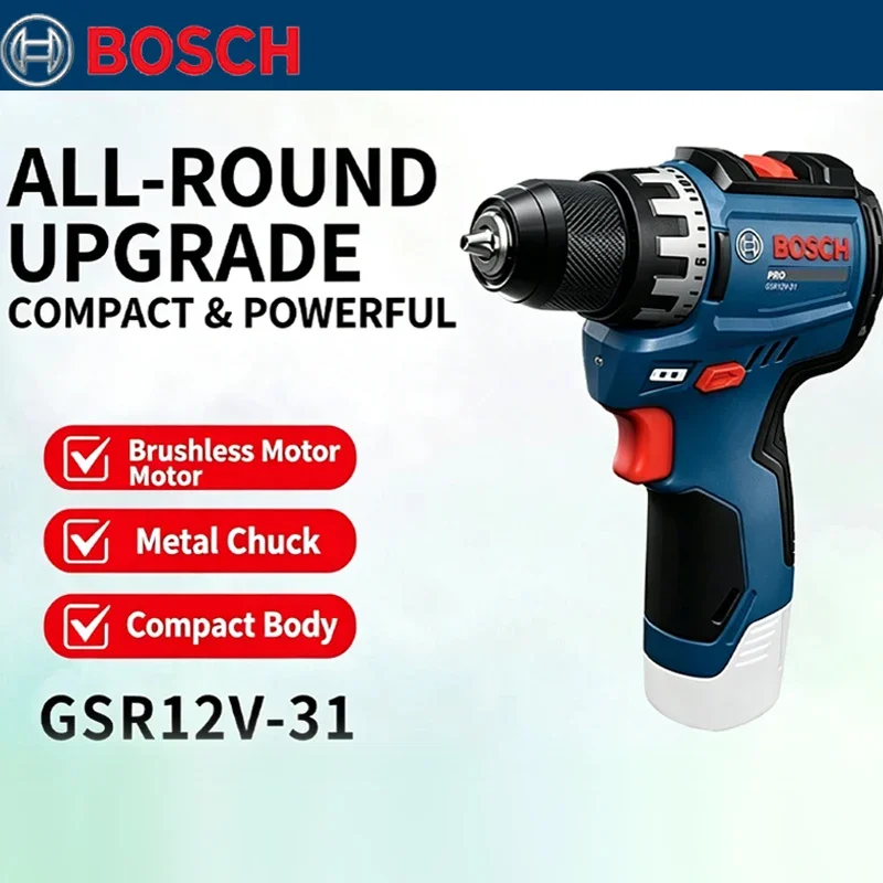 Home Improvement Us - 보쉬 GSR 12V-31 브러시리스 전기 드릴