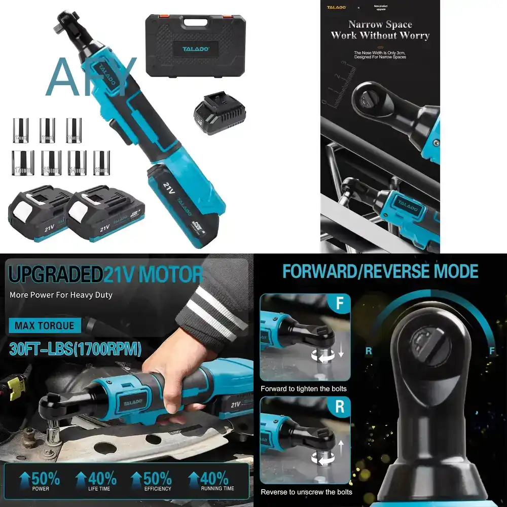21V 고출력 라쳇 렌치, DIY, 가정 개선, 자동차 - Home Improvement Noise 리뷰 및 가격